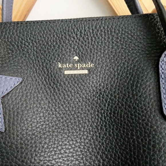 Kate Spade Black Pebbled Leather Star Bag - Picture 3 of 13